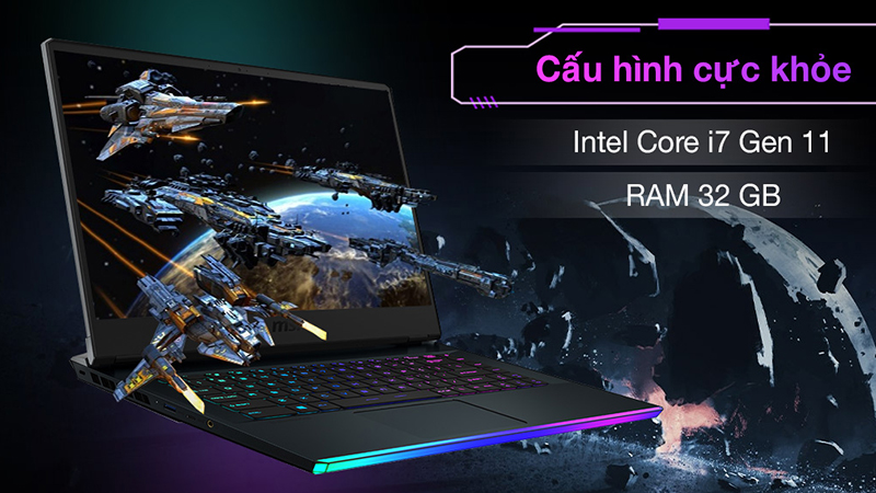 Cấu hình mạnh mẽ cho hiệu năng vượt trội
